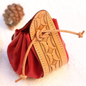 Leather Drawstring Pouch