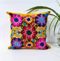 Colorful Floral Pillow Cover