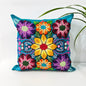 Colorful Floral Pillow Cover