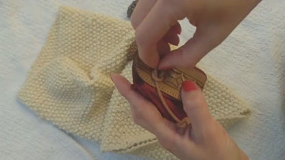 Leather Drawstring Pouch